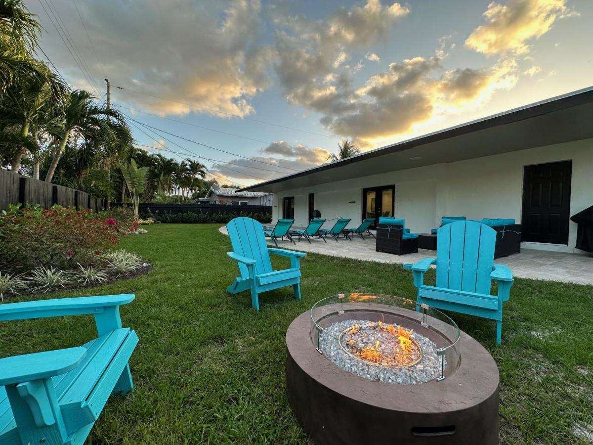 The Sun House - 3 Bed, 2 Bath, Private Pool, Fire Pit, Huge Backyard Villa Fort Lauderdale Eksteriør bilde
